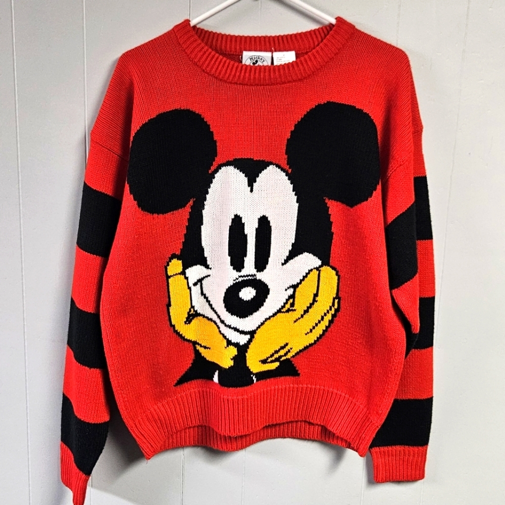 Mickey & Co Mickey Face Crewneck Sweater